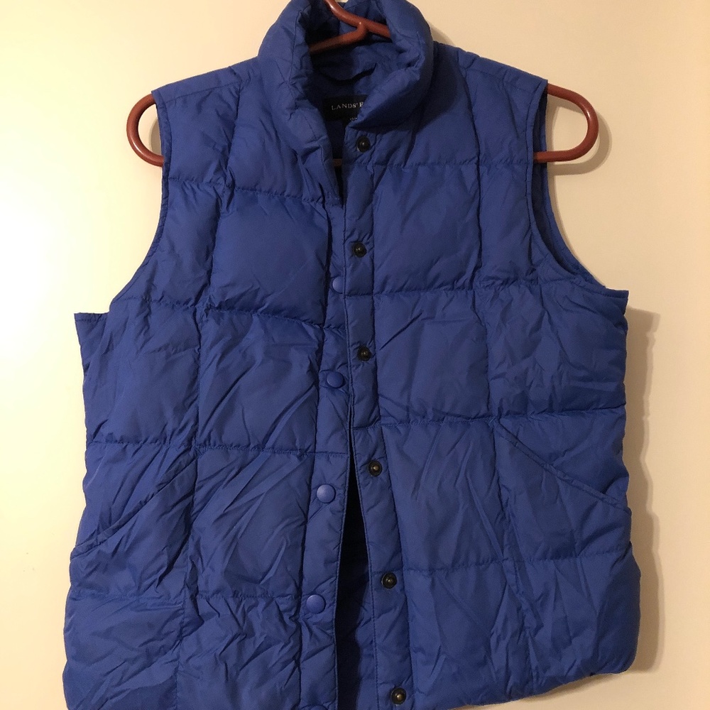 Women's Blue Down Vest